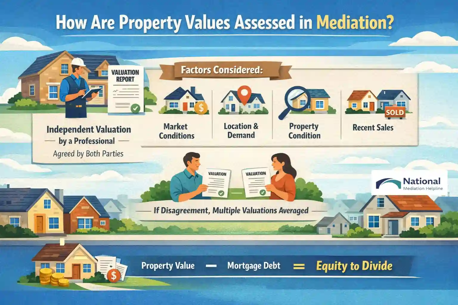 How Are Property Values Assessed in Mediation Cheshire?