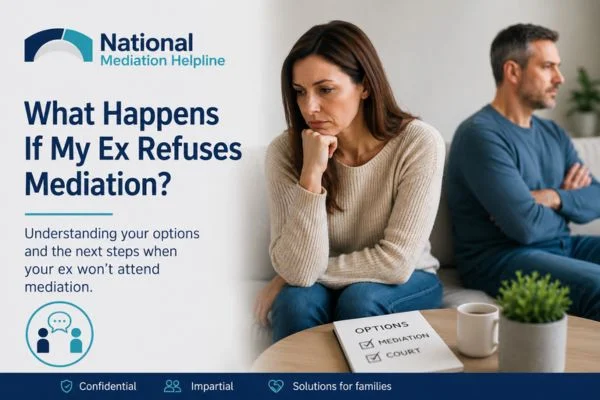 what if my ex refuses mediation Cheshire?